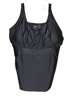Empetua Black Tankini Swim Top size 4XL